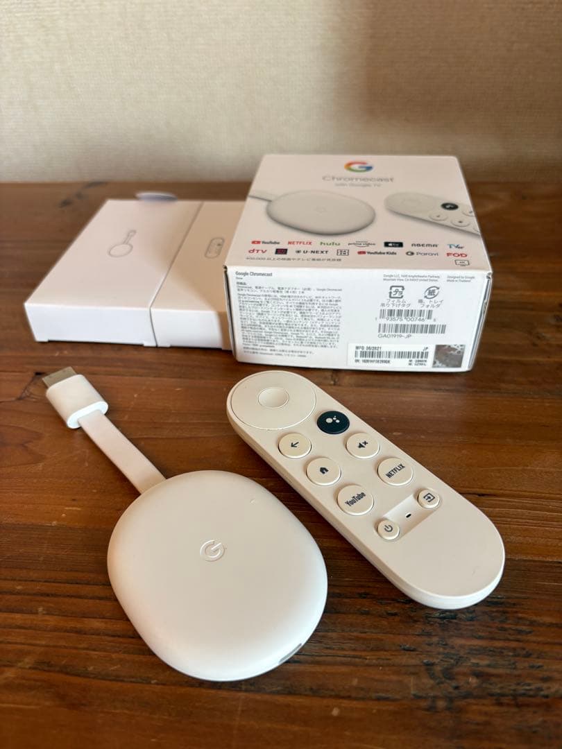 Chromecast with Google TV 4K ホワイト - メルカリ