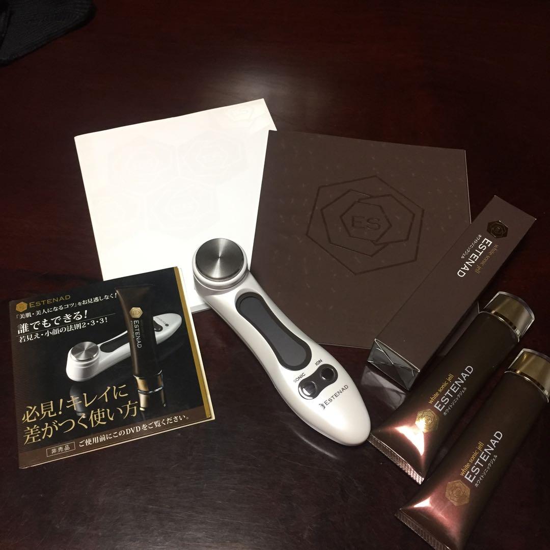 美顔器エステナードソニック ジェル DVD セット Amazon.co.jp: エステナード 超音波美顔器専用ホワイトソニックジェル3