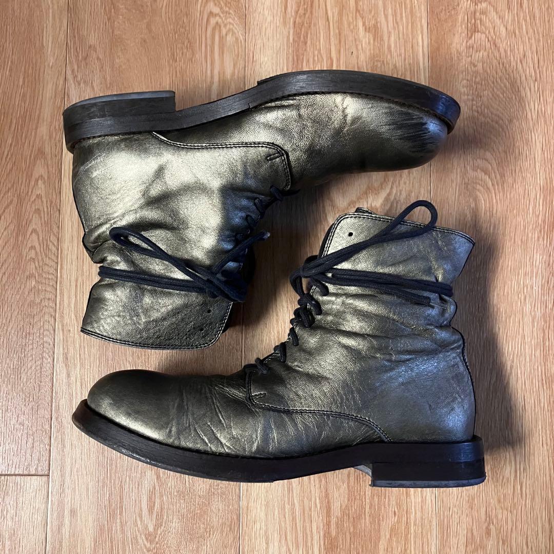 Ann Demeulemeester 2006aw メタリックブーツ 希少品 - メルカリ