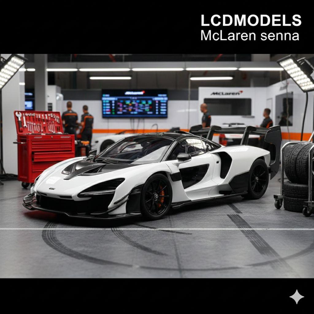 LCDMODELS　1/18　マクラーレンセナ　オートアート　京商　EXOTO オートアート製 1/18 マクラーレン セナ （メタリック・ブルー