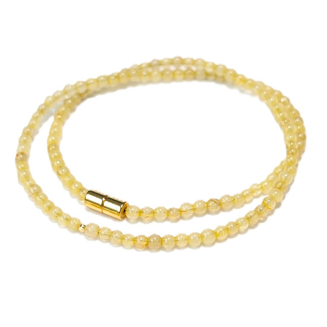 K18一粒×ゴールドルチル 贅沢3WAYジュエリー／金運・開運