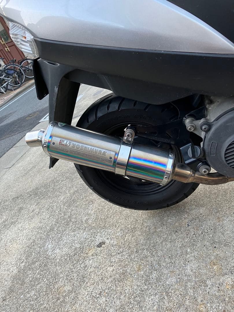アドレスv125 ヨシムラマフラー トライオーバル - メルカリ