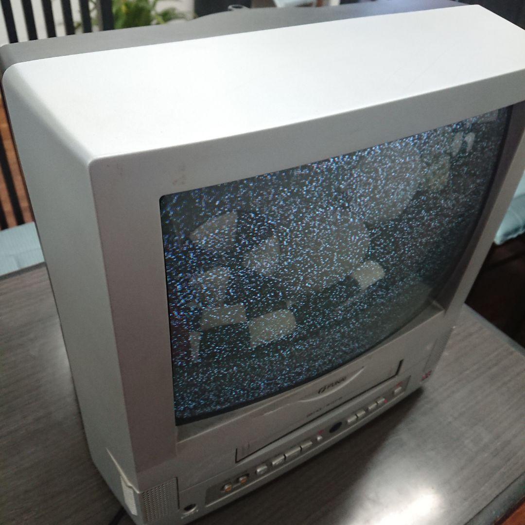 FUNAIフナイブラウン管テレビ14型ブラウン管テレビビデオ 動作品テレビ
