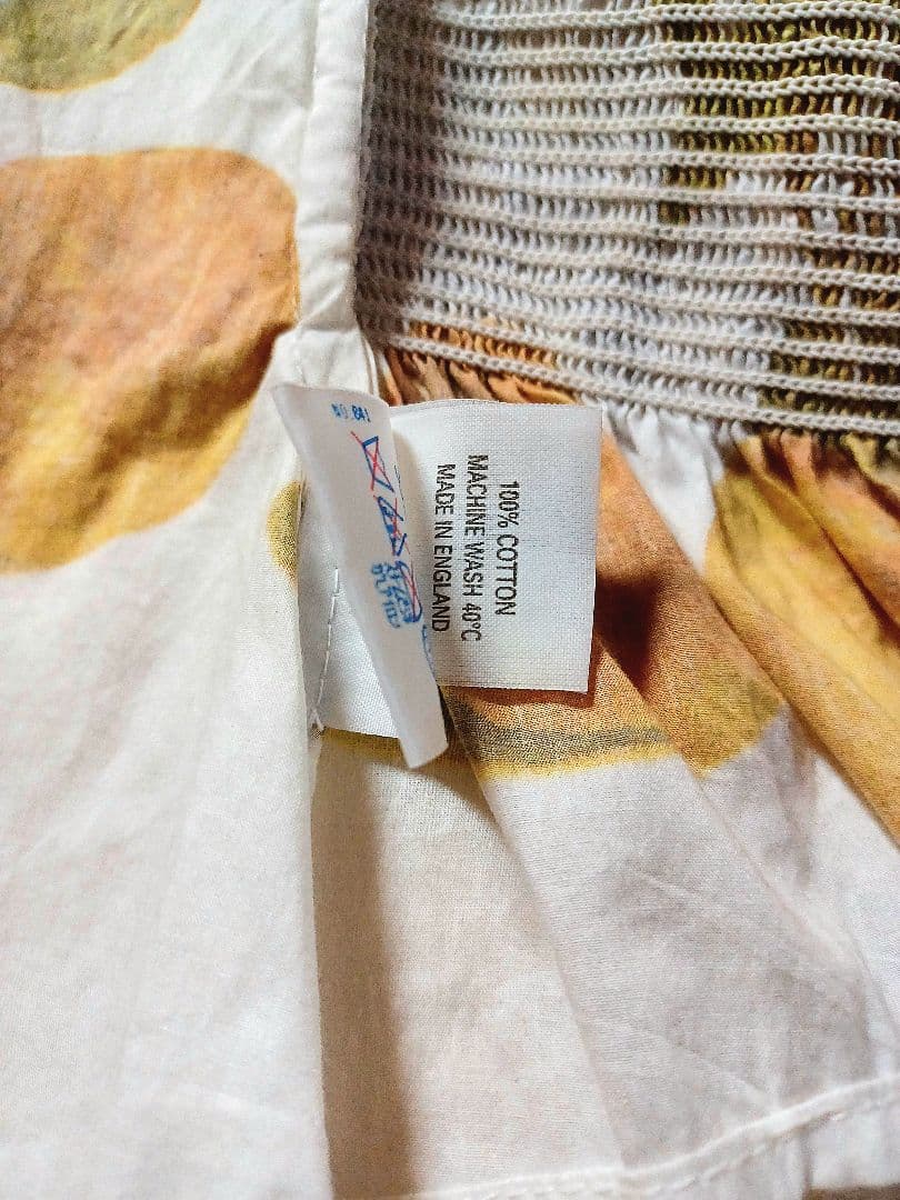 ヴィヴィアンウエストウッド 1997コレクション ピーチ柄シャーリング