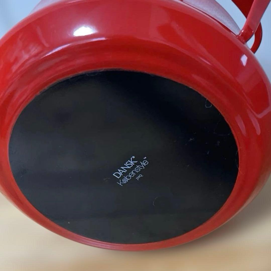 《DANSK》コペンスタイル 23cm 両手ホーロー鍋 レッド