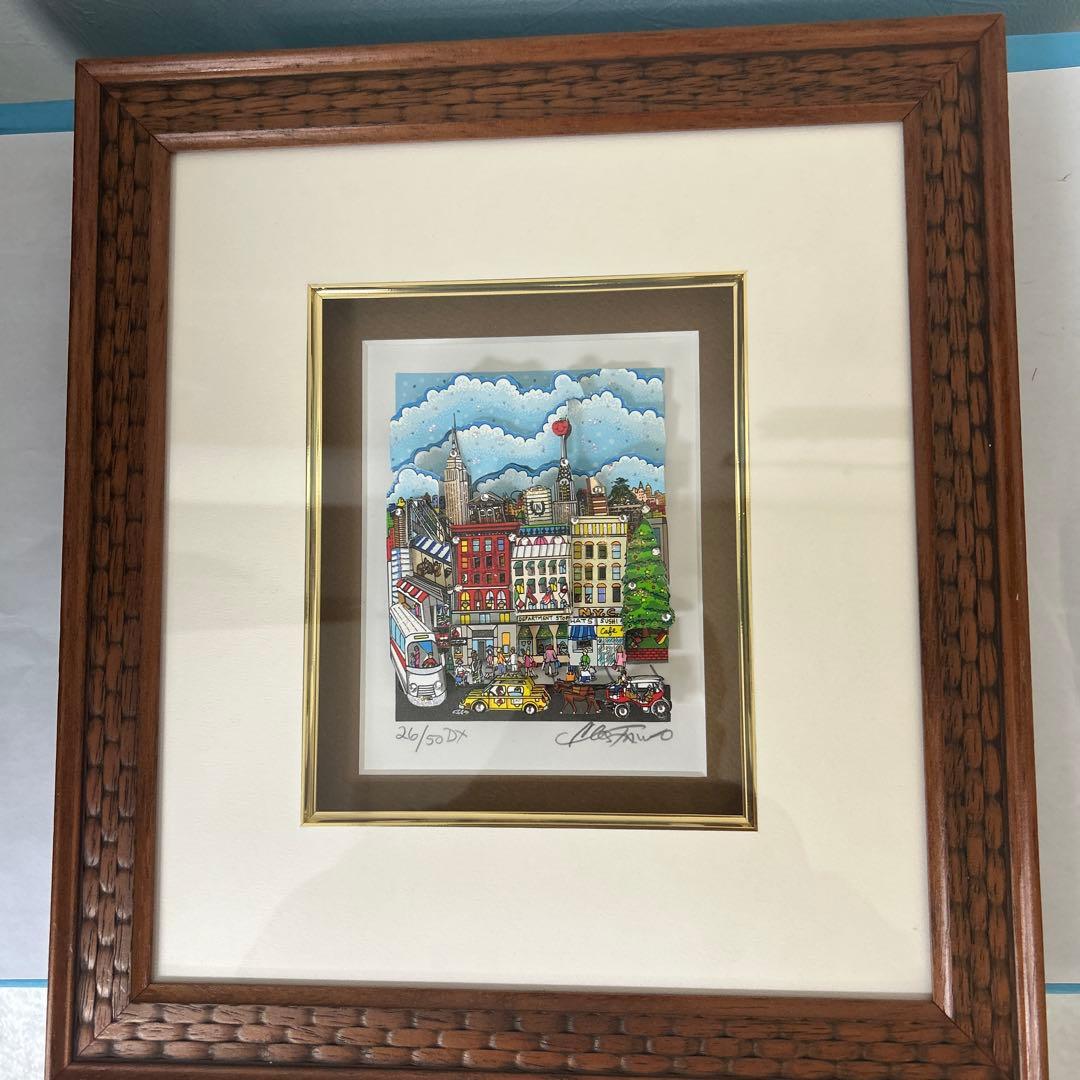 ３D ポップアート　（シルクスクリーン） アンディ・ウォーホル 「 フラワー 」 シルクスクリーン 額装 版画