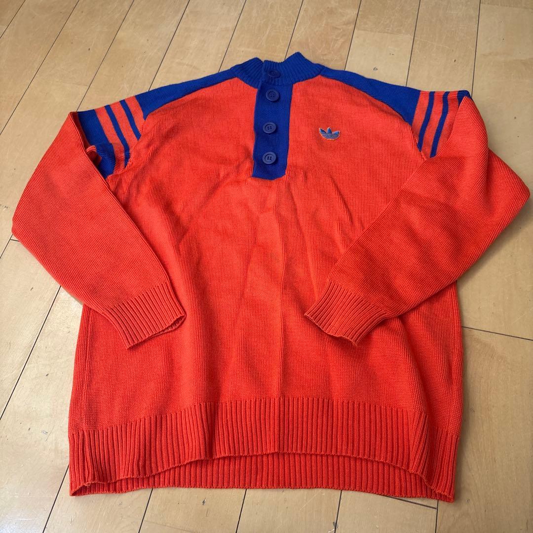 デサント社製 adidas アディダス ヘンリーネックニット ウインザーオンラインショップアディダス M CLUB ヘンリーネック T