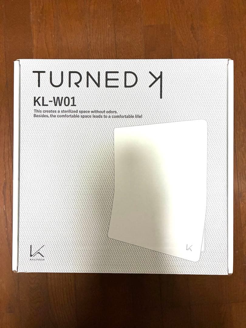 【新品】KALTECH カルテック　TURNED KL-W01 空気清浄機　除菌 カルテック(KALTEC) KL-W01 光触媒除菌・脱臭機 ターンド・ケイ 壁掛け