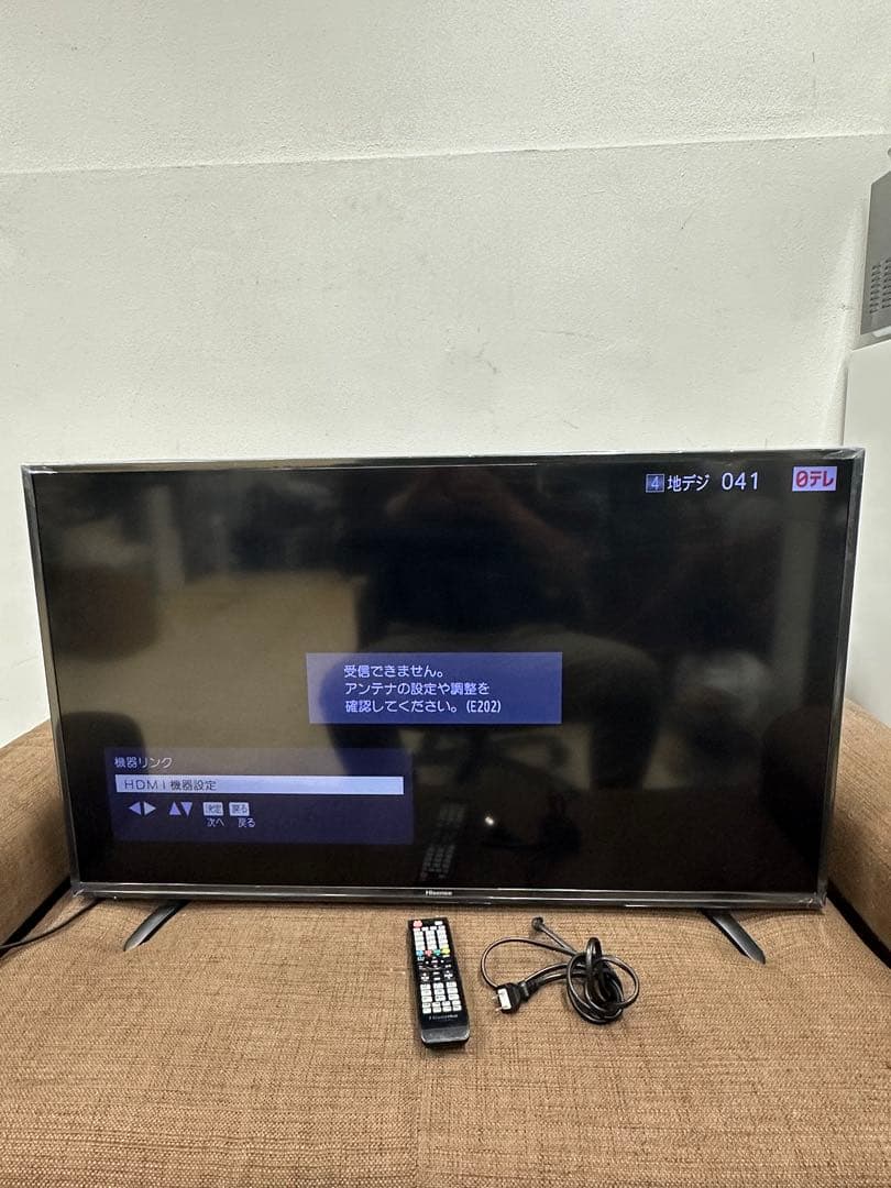 ⑤ Hisense 液晶テレビ　HJ43K3121 18年製 h2_s.jpg