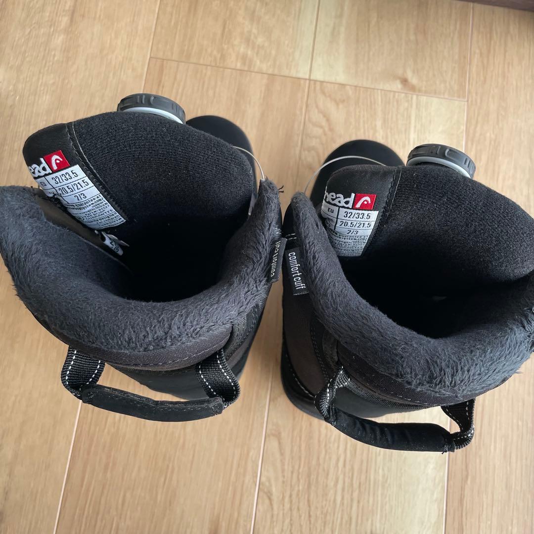 head 子ども用スノーボードブーツ ブラック BOA 20.5-21.5