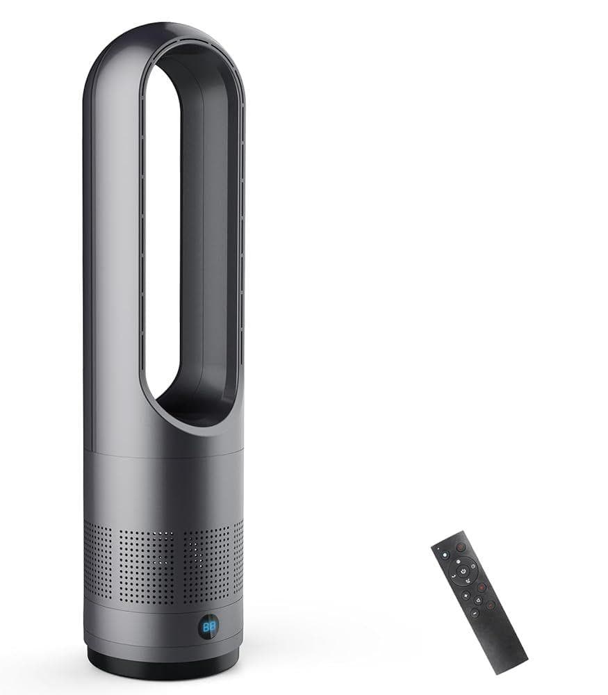 【冷暖両用＆羽根なし】 扇風機 タワーファン ファンヒーター スリム扇風機 Amazon.co.jp: 扇風機 タワーファン【冷暖両用＆羽根なし】 スリム