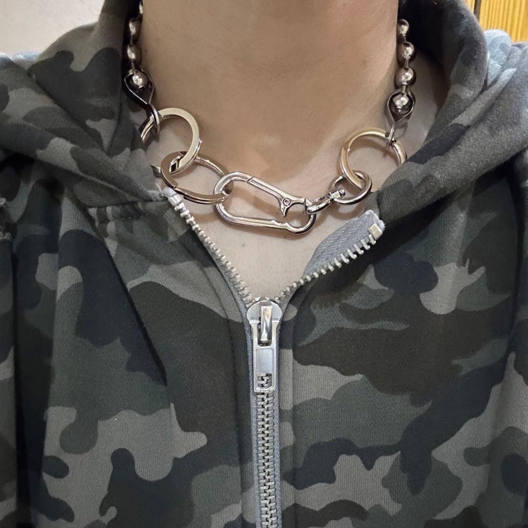 マーティンアリ風ボールチェーンネックレス(Grancy) チョーカー