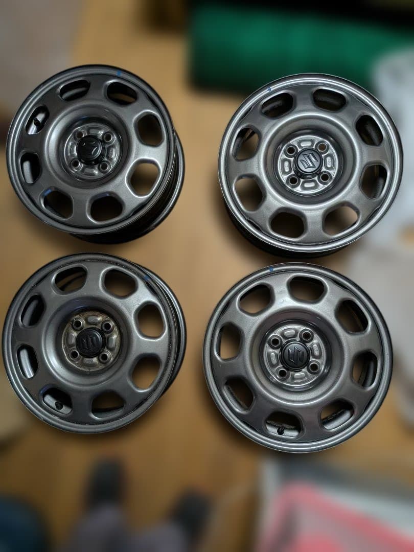 １５インチ スズキ　純正 アルミホイール　４本 楽天市場】【中古 新品同様】【スズキ ハスラー 純正 中古 アルミ