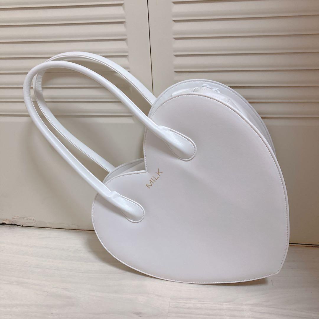 MILK ハートバッグ 白 Milk Heart Bag archives - MILK-ミルク- 公式サイト