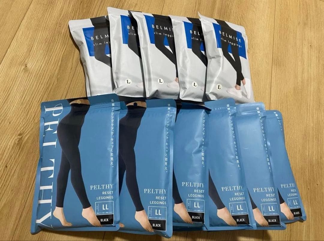 BELMISE RESETLEGGINGS レギンス L LL 骨盤ベルト BELMISE（ベルミス） ペルシー リセットレギンス 骨盤ベルト 産後 補正