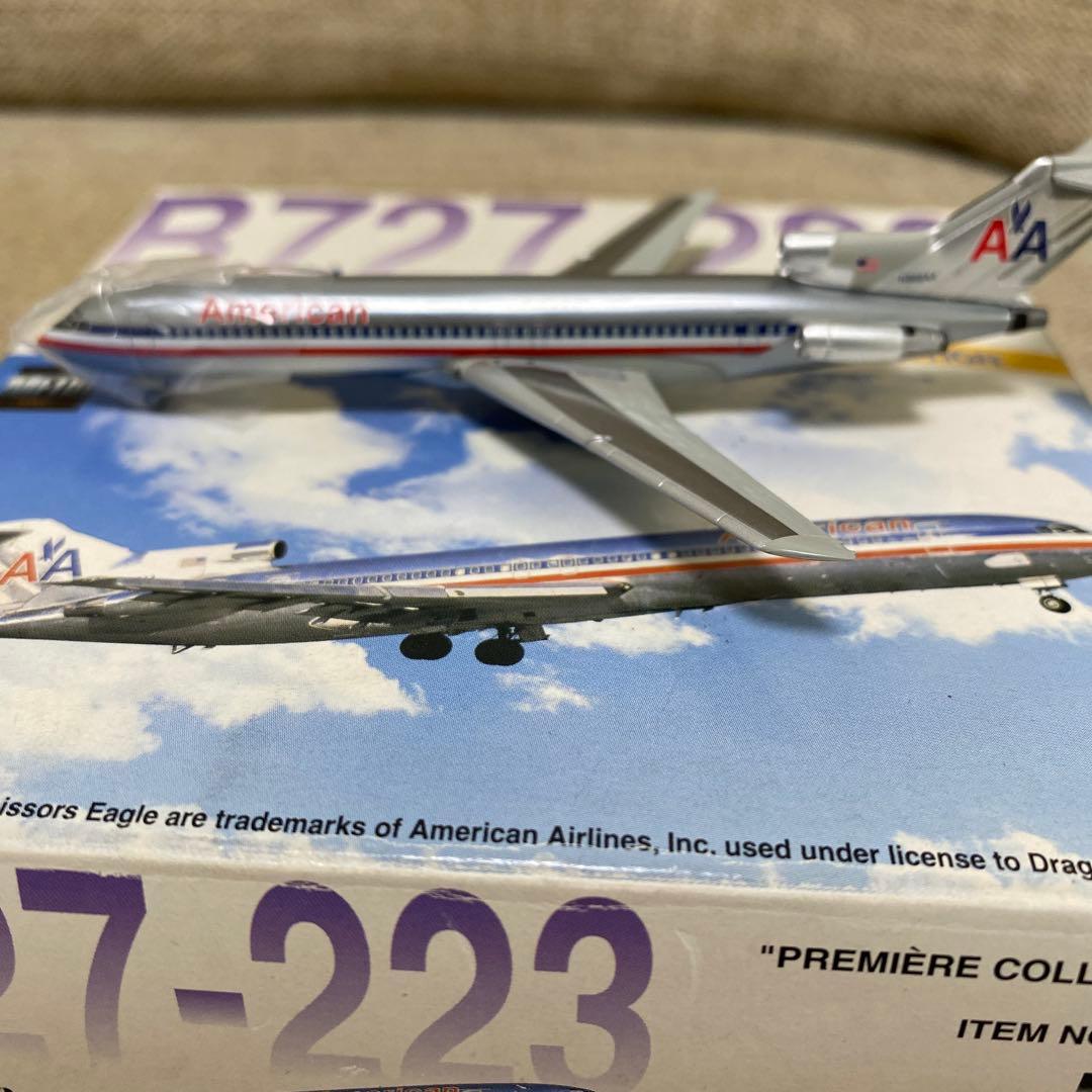 飛行機模型 American Airlines B727-223 ドラゴンモデル - メルカリ