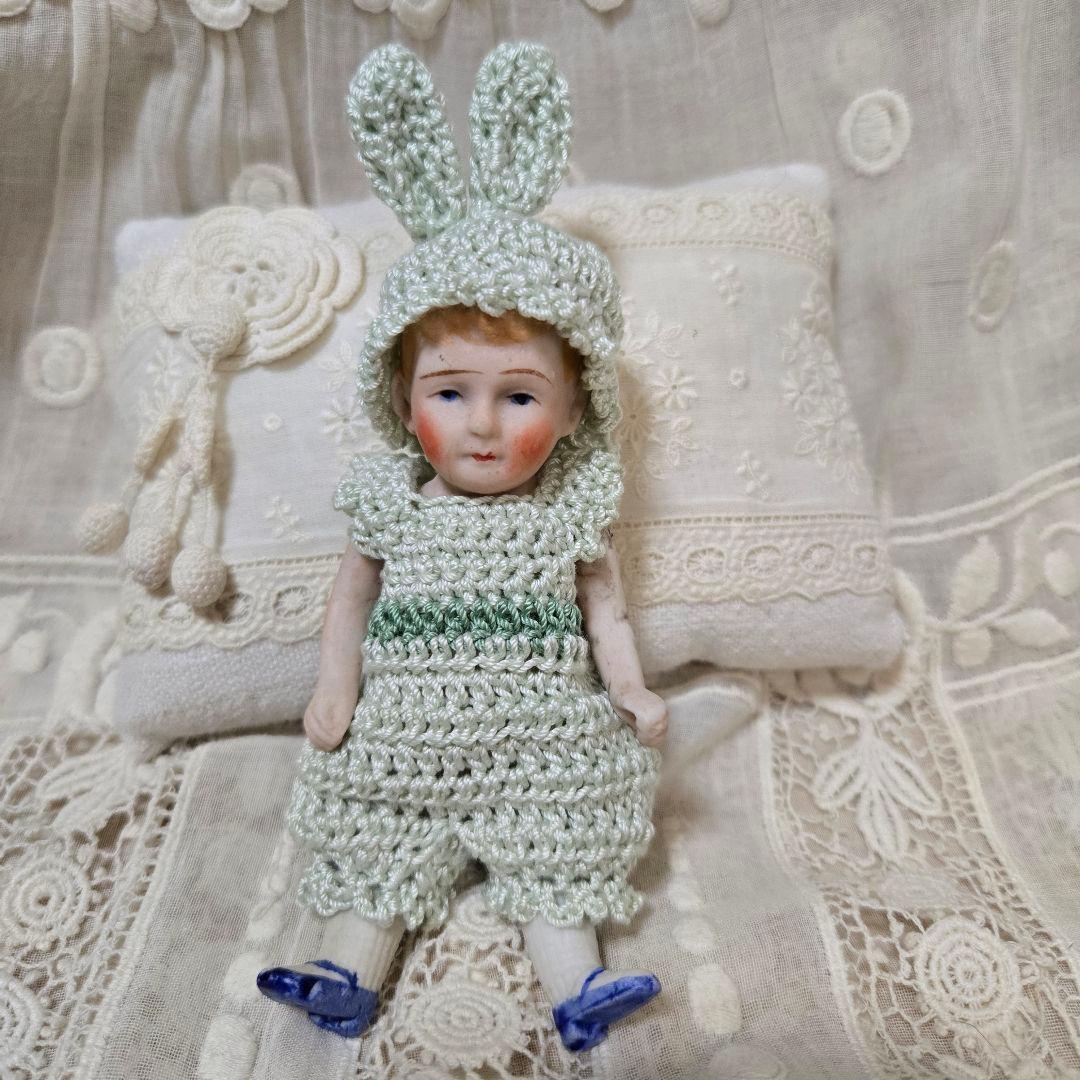 アンティーク ビスクドール ミニョネット ドイツアンティーク ビスクドール ミニョネット10cm その他人形 Mon