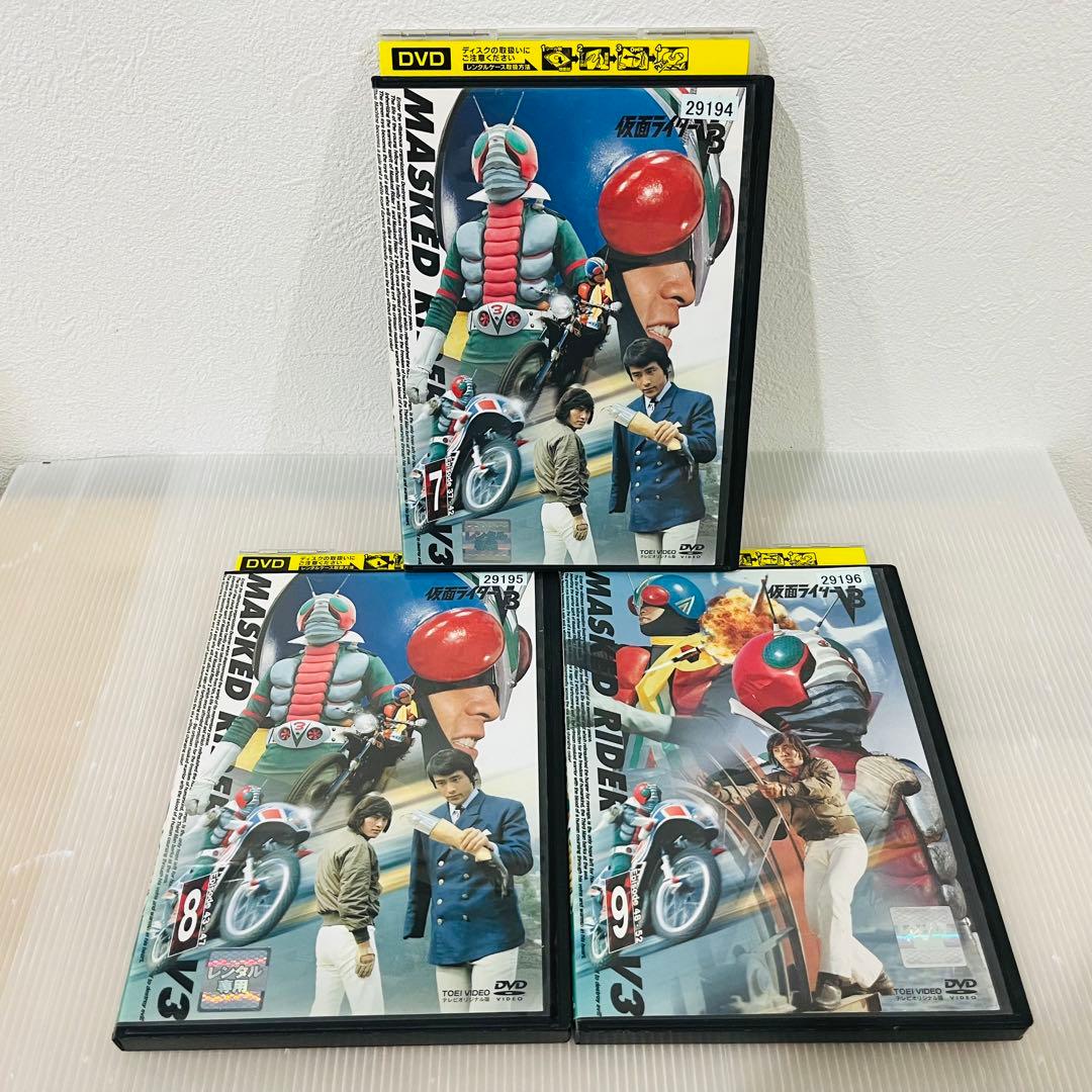仮面ライダー V3 全9巻セット レンタル使用済DVD - メルカリ