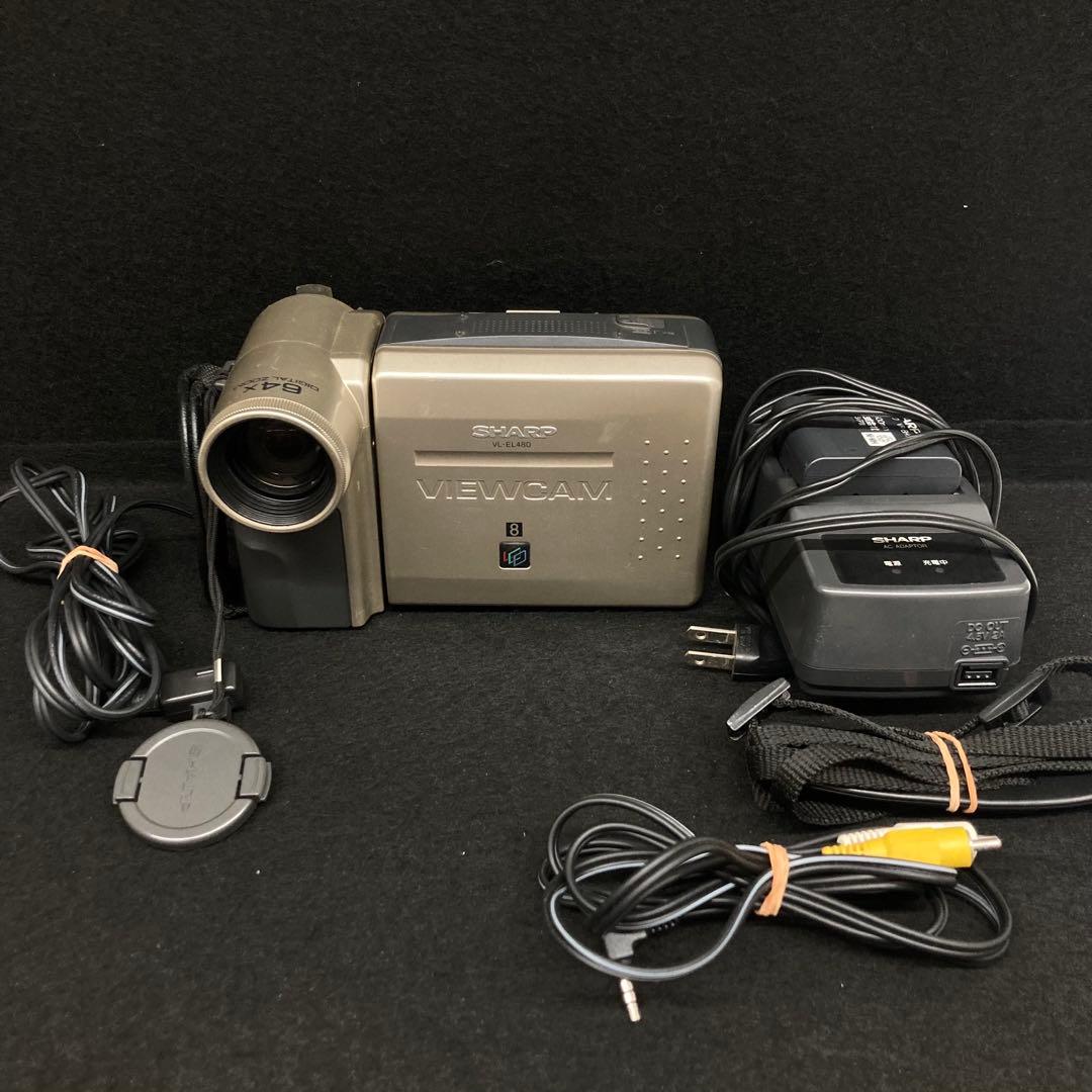 希少大人気　動作品シャープ　SHARP ビデオカメラ VL-EL480 8ミリ⭐︎ SHARP - SHARP Video8 液晶ビデオカメラ VL-EL-480 ⑤の通販 by