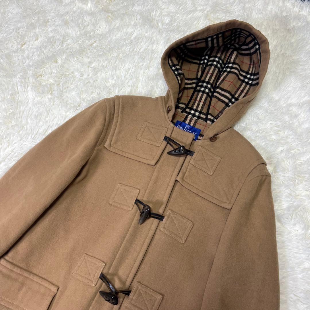 極美品 バーバリーブルーレーベル ダッフルコート ノバチェック