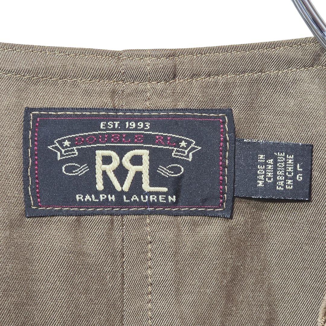 RRL コーデュロイ ワークベスト ブラウン L ヴィンテージ - メルカリ