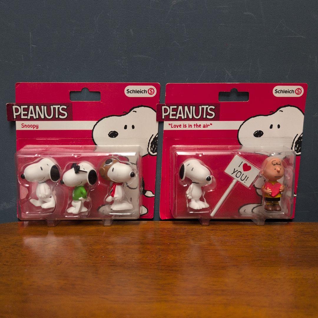 新品未開封】シュライヒ PEANUTS スヌーピー フィギュア2セット - メルカリ