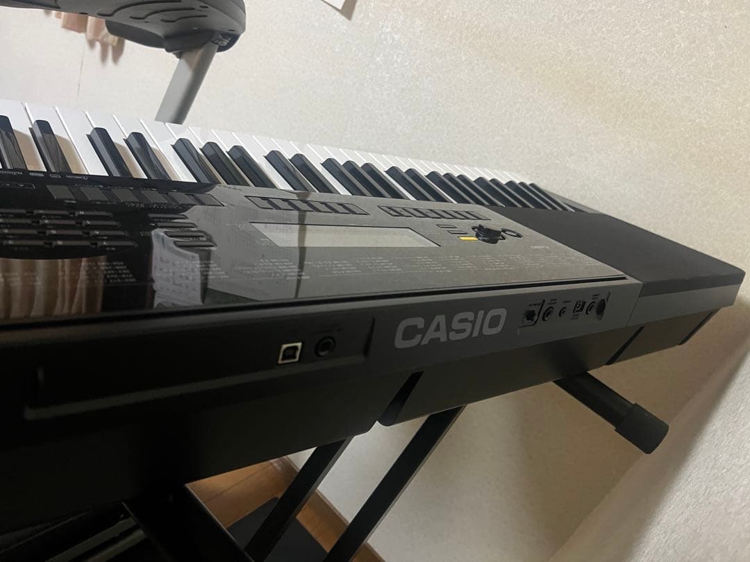 CASIO 76鍵電子ピアノ wk-245 - メルカリ