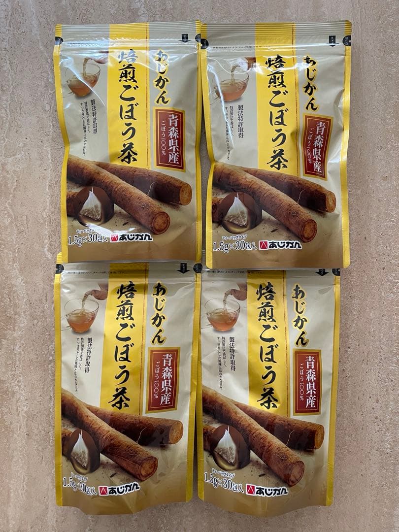 あじかん　ごぼう茶　青森県産焙煎ごぼう茶　120包　南雲吉則 Amazon | 南雲吉則博士 推奨 売上NO.1 ブランド あじかん 焙煎ごぼう茶