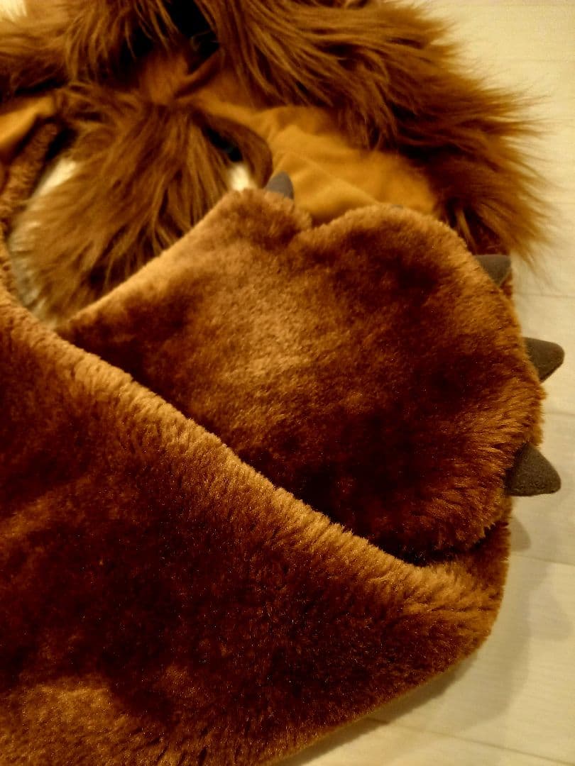 美品！ ディズニー 美女と野獣 マフラー ファンキャップ 野獣 廃盤