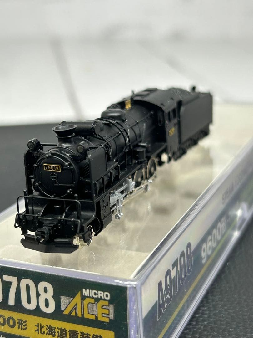 MICROACE 9600形 79618 北海道重装備（2ツ目タイプ）A9708 Yahoo!オークション - マイクロエース 蒸気機関車 A9708 9600形 北海道