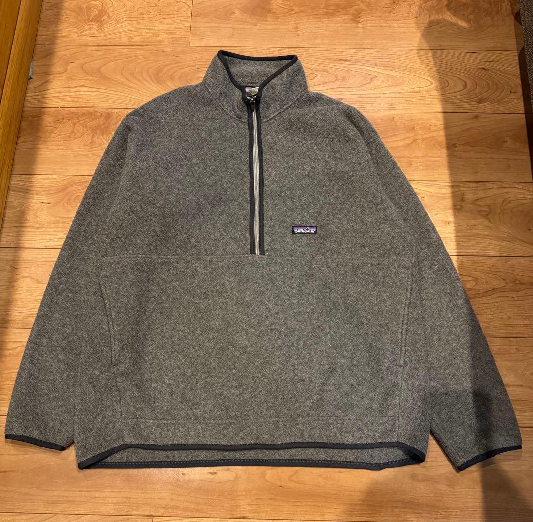 パタゴニア マースピアルXL グレー 00年代 patagonia SYNCHILLA パタゴニア ハーフジップ シンチラ