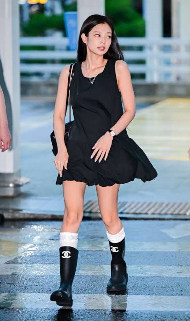 CHANEL レインブーツ 37 - メルカリ