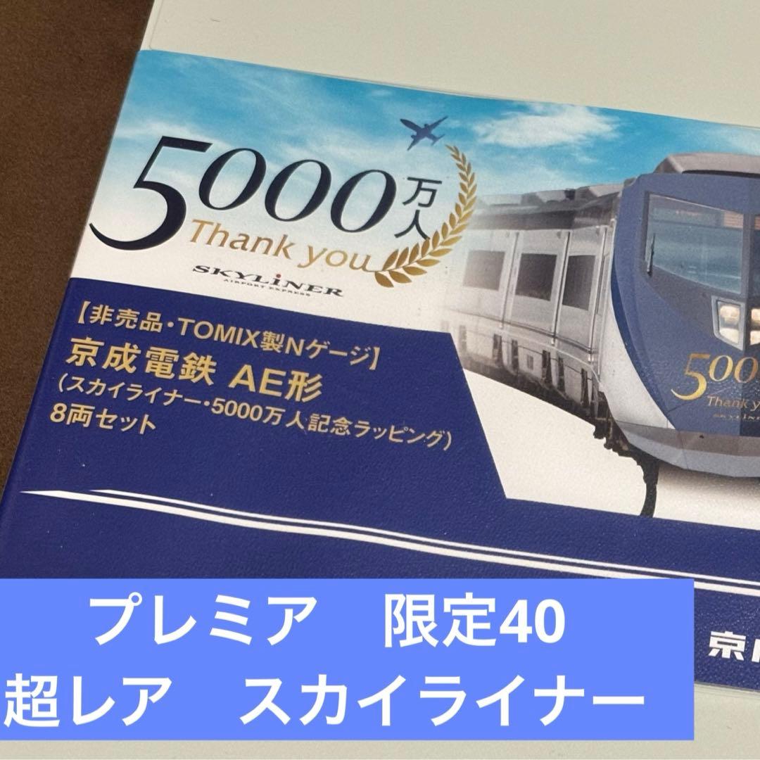 超レア⭐︎Nゲージ　スカイライナー　5000万人記念 鉄道模型 1/150 京成電鉄 AE形(スカイライナー・5000万人記念