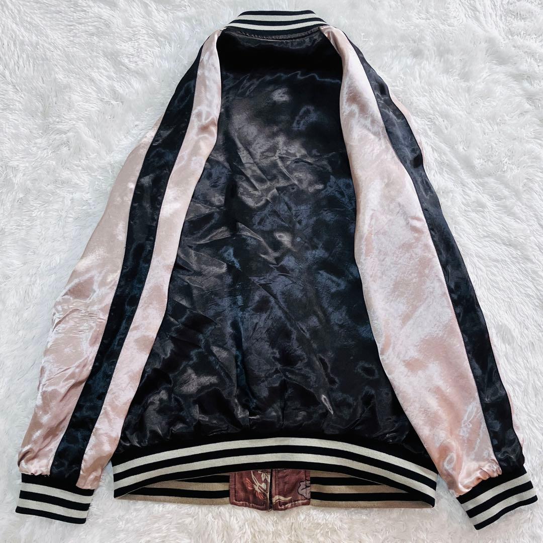 ZARA WOMAN スカジャン リバーシブル 刺繍 龍 虎 M