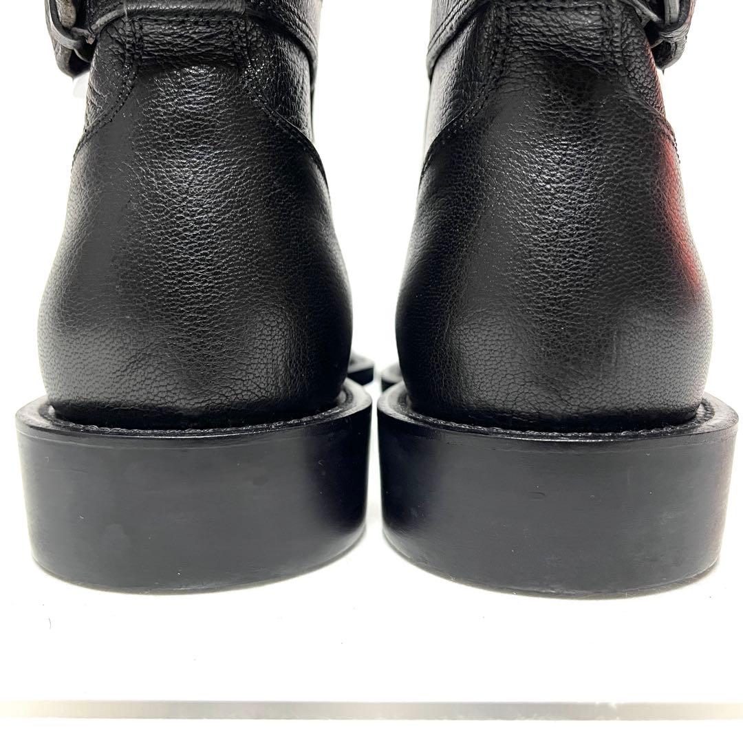 ★美品★GUCCI グッチ★レザーショートブーツ★40.5(25.5cm)★黒★