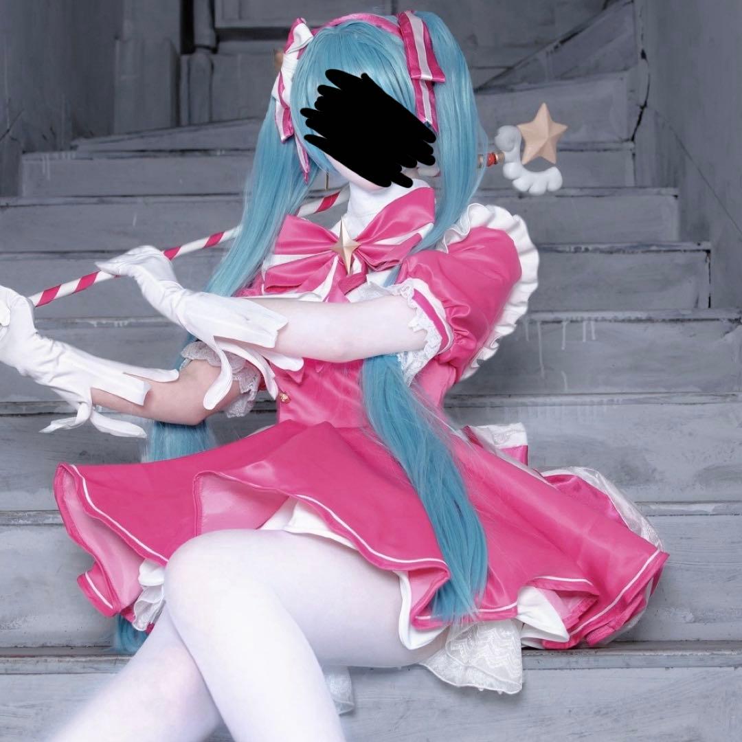 初音ミク コスプレ 衣装 いますぐ輪廻 一式 フルセット ウィッグ付き
