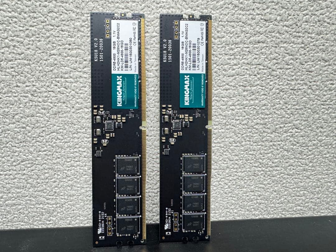 中古 KINGMAX 32GB 16Gx2 DDR5 4800Mhz UDIMM Kingston FURY Beast 64GB DDR5-6000 CL36 Memory Kit | GigaParts.com