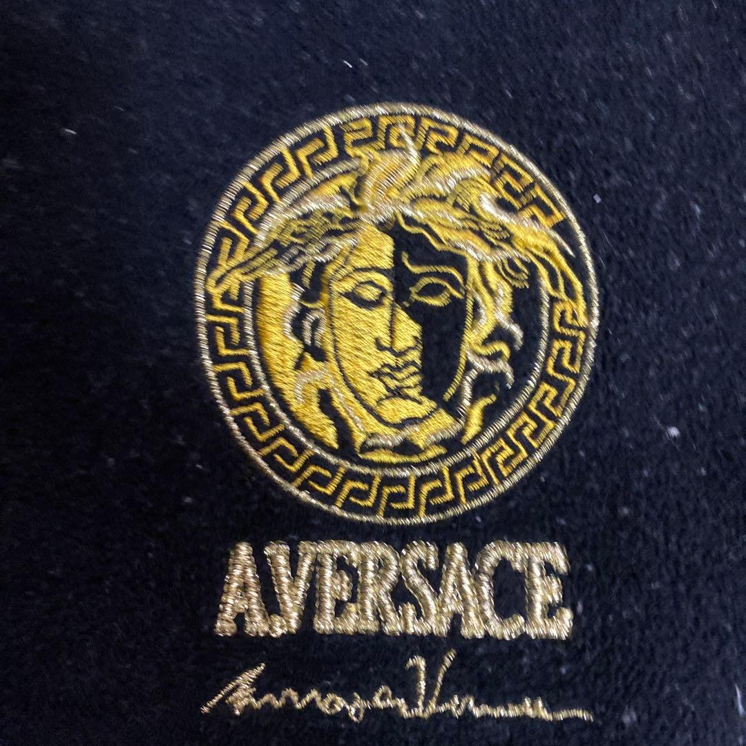 90s A.VERSACE ヴェルサーチ 刺繍 フリースジャケット メデューサ