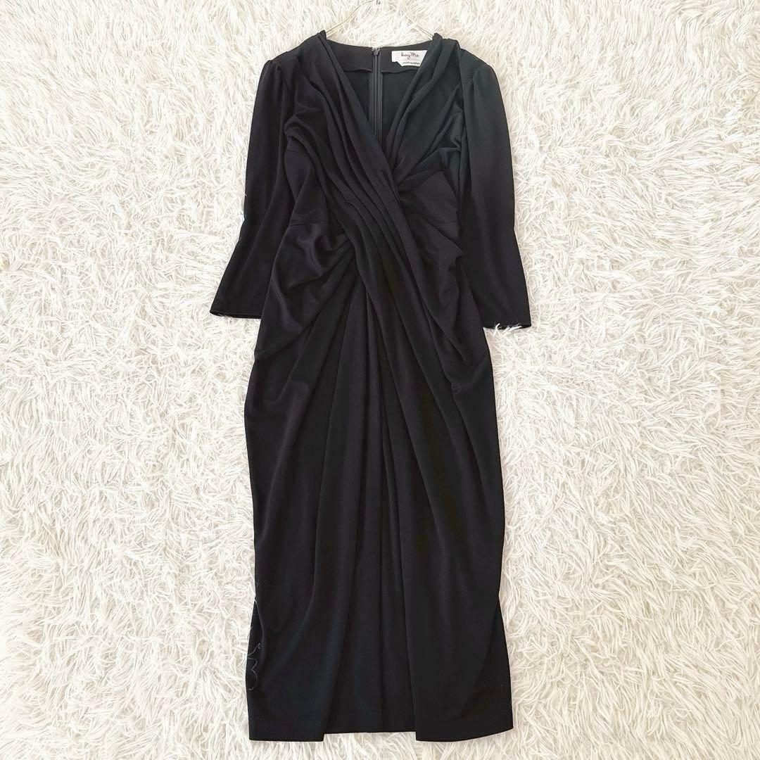 人気 11号✨ケイミー ヴィーナスワンピース ストレッチ ジャージー 洗える 黒 人気 11号✨ケイミー ヴィーナスワンピース ストレッチ ジャージー