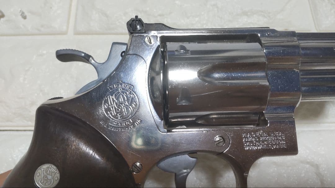 神推し❗️❯マルシン 44マグナム ガスガン クロームメッキ Xカートかも