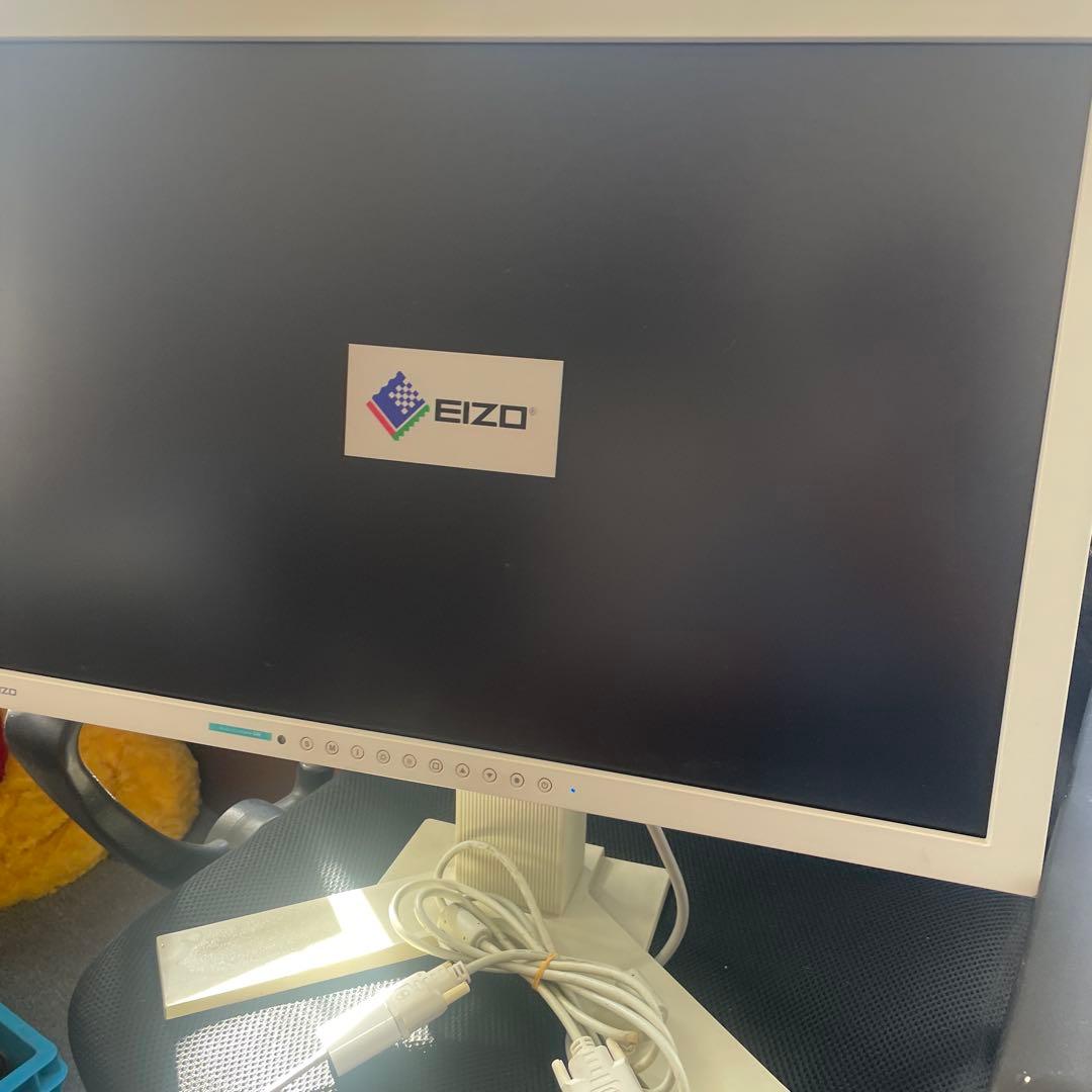 中古　EIZO FlexScan SX2462W 24.1インチ 白 通電ok EIZO FlexScan SX2462W 24.1