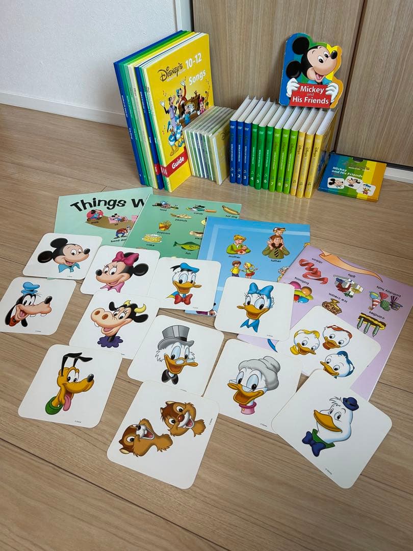 中古 DWE ディズニー英語 メインプログラムなど 中1娘英検3級 英語の