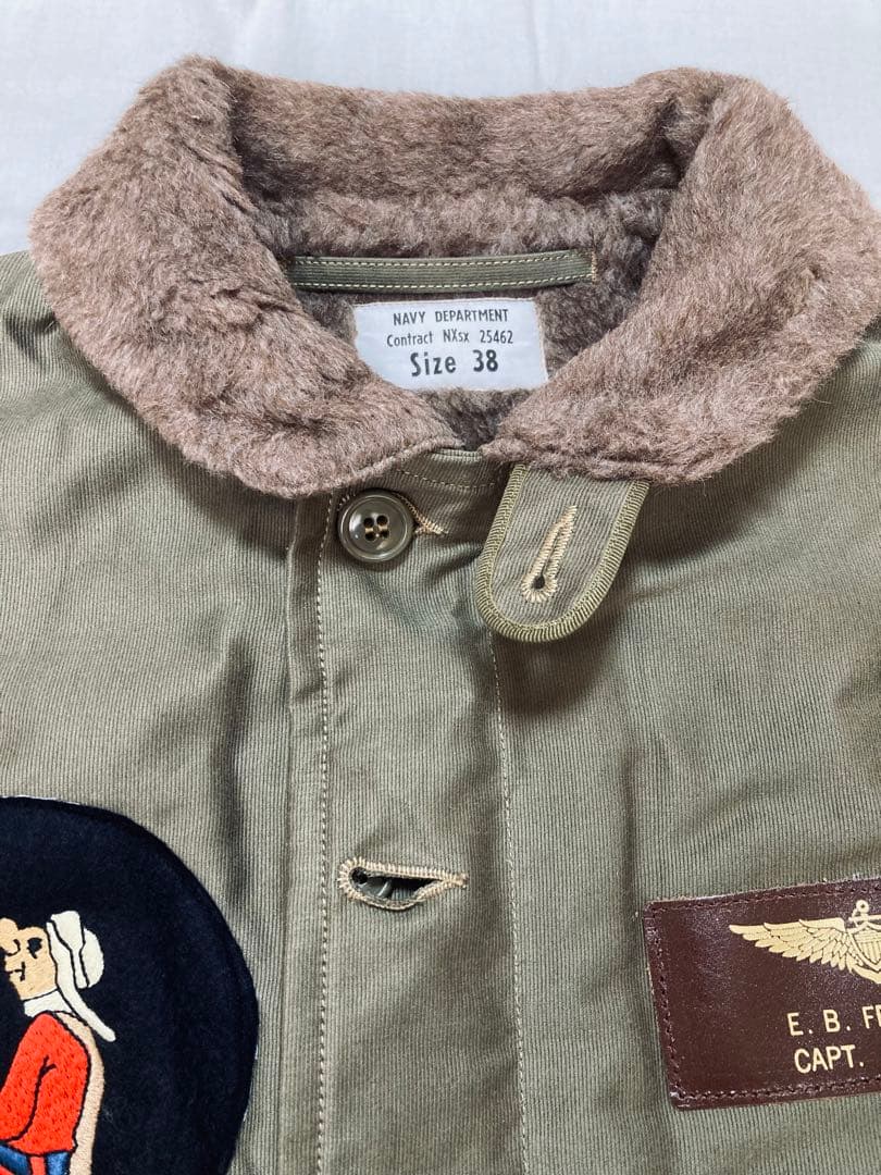 リアルマッコイズ 旧モデル N-1ジャケット 岡本博カスタムsize38 新品