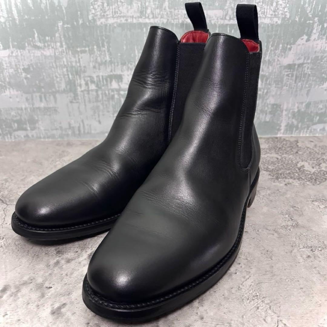 パンダ様専用！】サンダース SANDERS サイドゴアブーツ 黒 8.5 - メルカリ