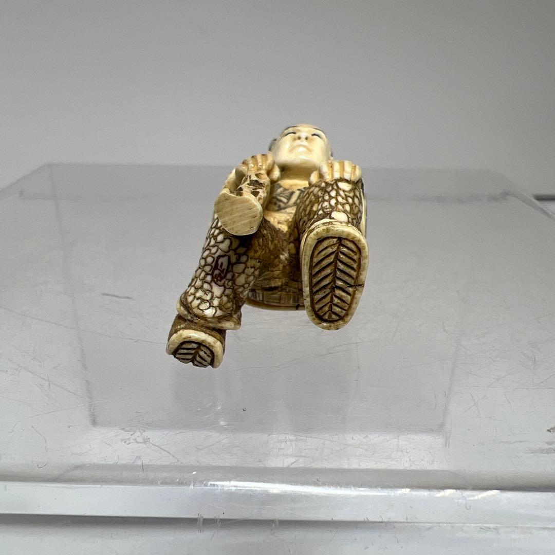 極上 人物 根付 タサオ 14g 東里8-0109☆2F S115594101 オ