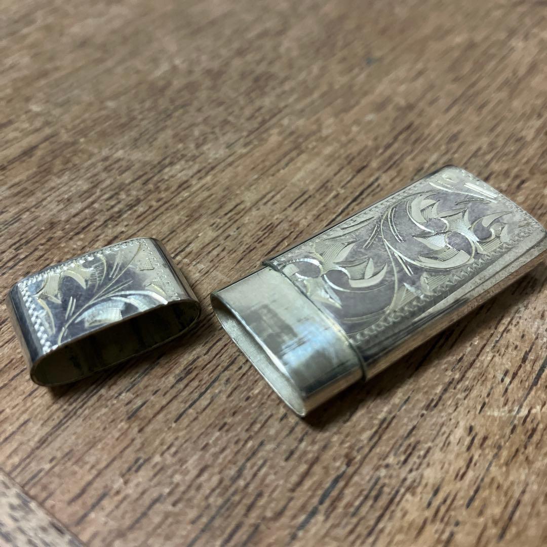 仁丹ケース 銀製 未使用 箱付き - メルカリ