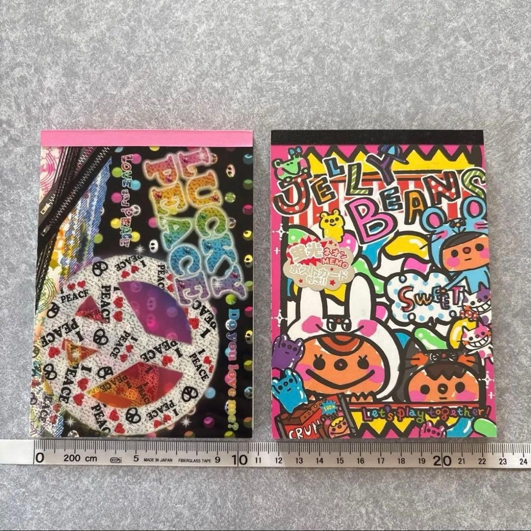 平成レトロ メモ帳 平成ギャル まとめ売り 当時物 ネオン - メルカリ