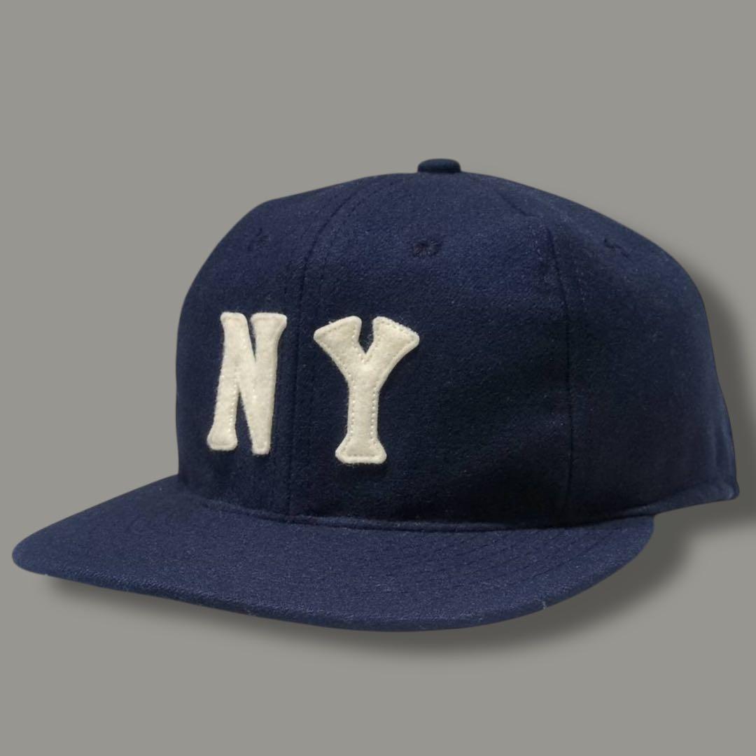 90s USA製 Ebbets Field Flannels NY つば裏緑 Ebbets Field Flannels NYキャップ usa製つば裏グリーン - メルカリ