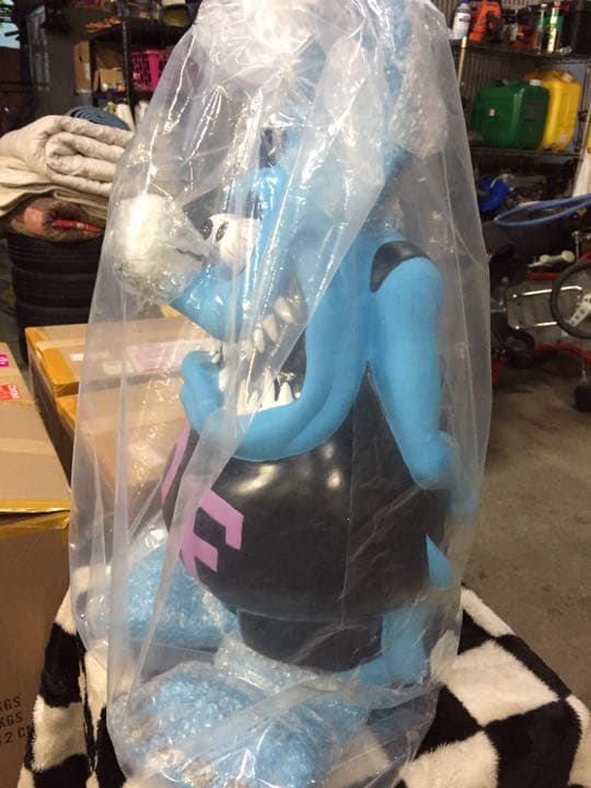 ラットフィンク ビックバンク 貯金箱フィギュア超限定カラー ブルー 青色