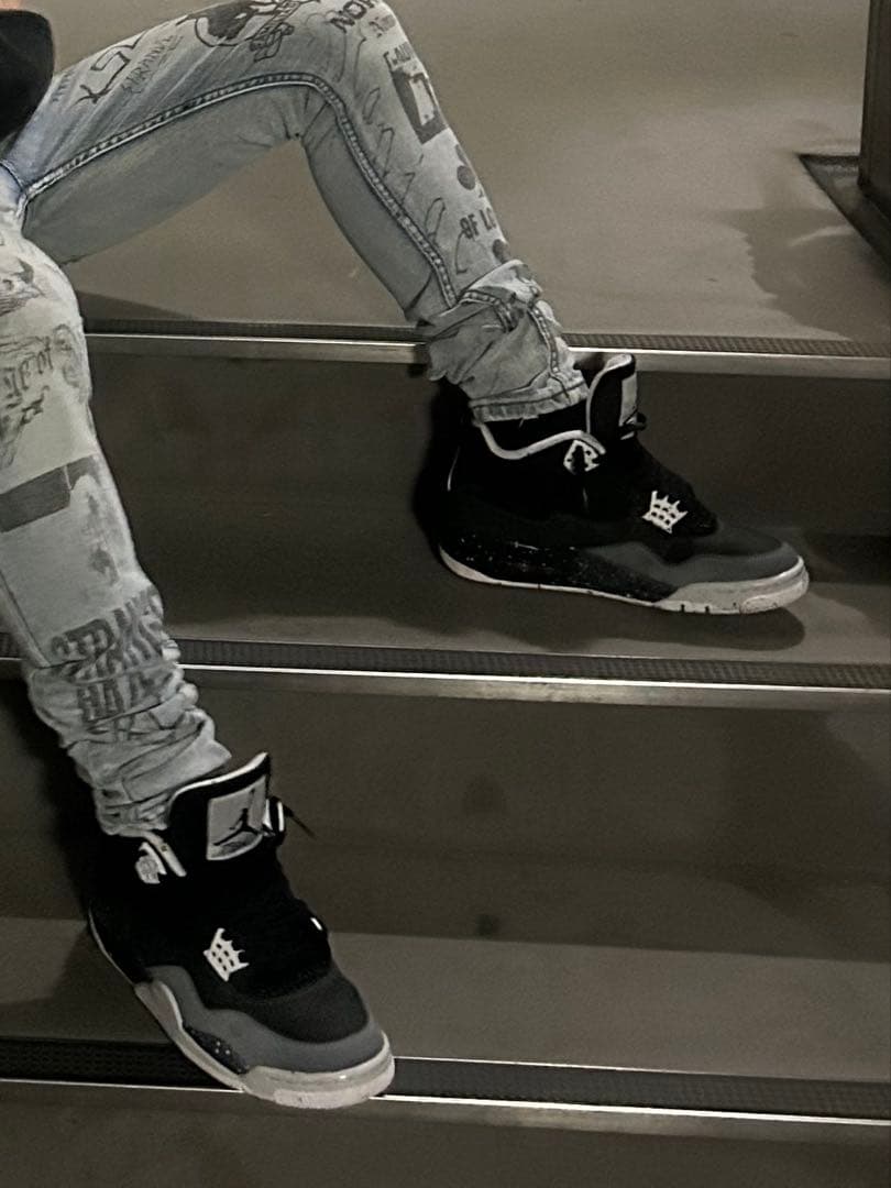 NIKE Air JORDAN4 fear eyden エイデン着用 - メルカリ